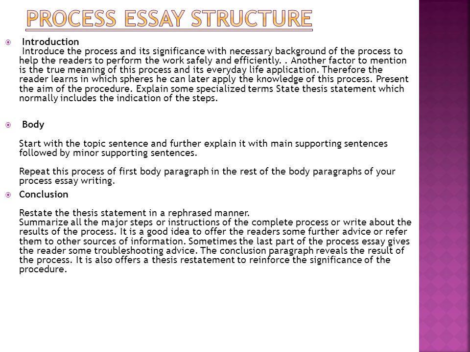 how to write a chronological order essay